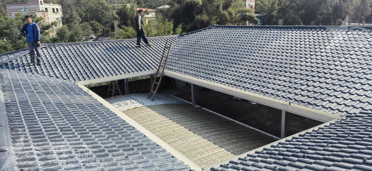 如何保證合成樹脂瓦屋面防水效果？正確的坡度很關(guān)鍵